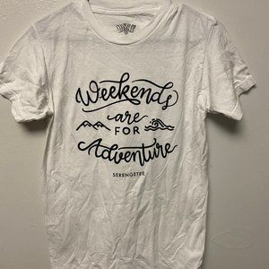Serengetee White Graphic Tee
